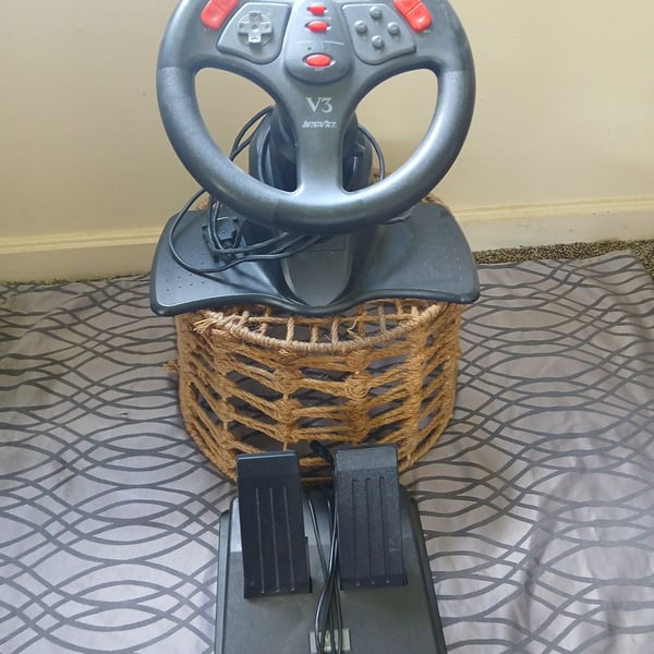 Interact V3 Racing Wheel for PC with Pedals