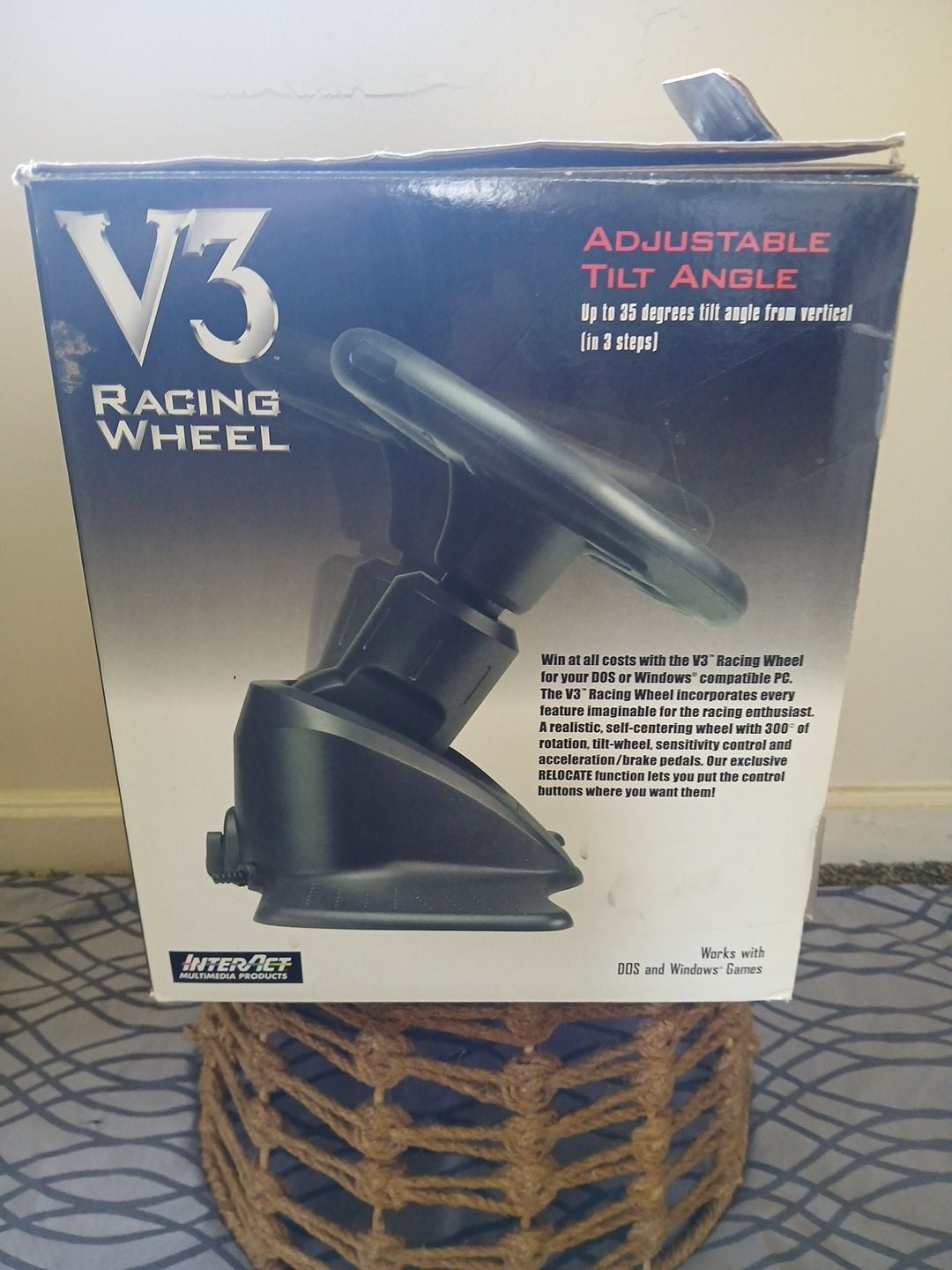 Interact V3 Racing Wheel for PC with Pedals 2