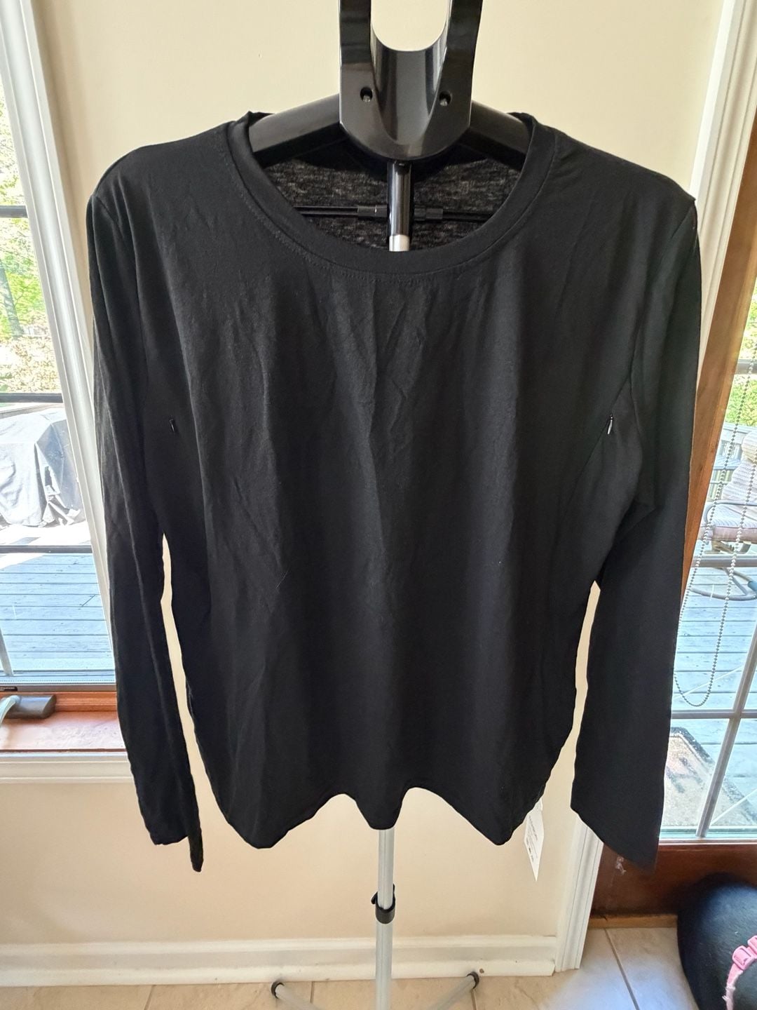 Ssweetyweee Fashion Boutique Black Long Sleeve Side Zipper Top Size XL 2