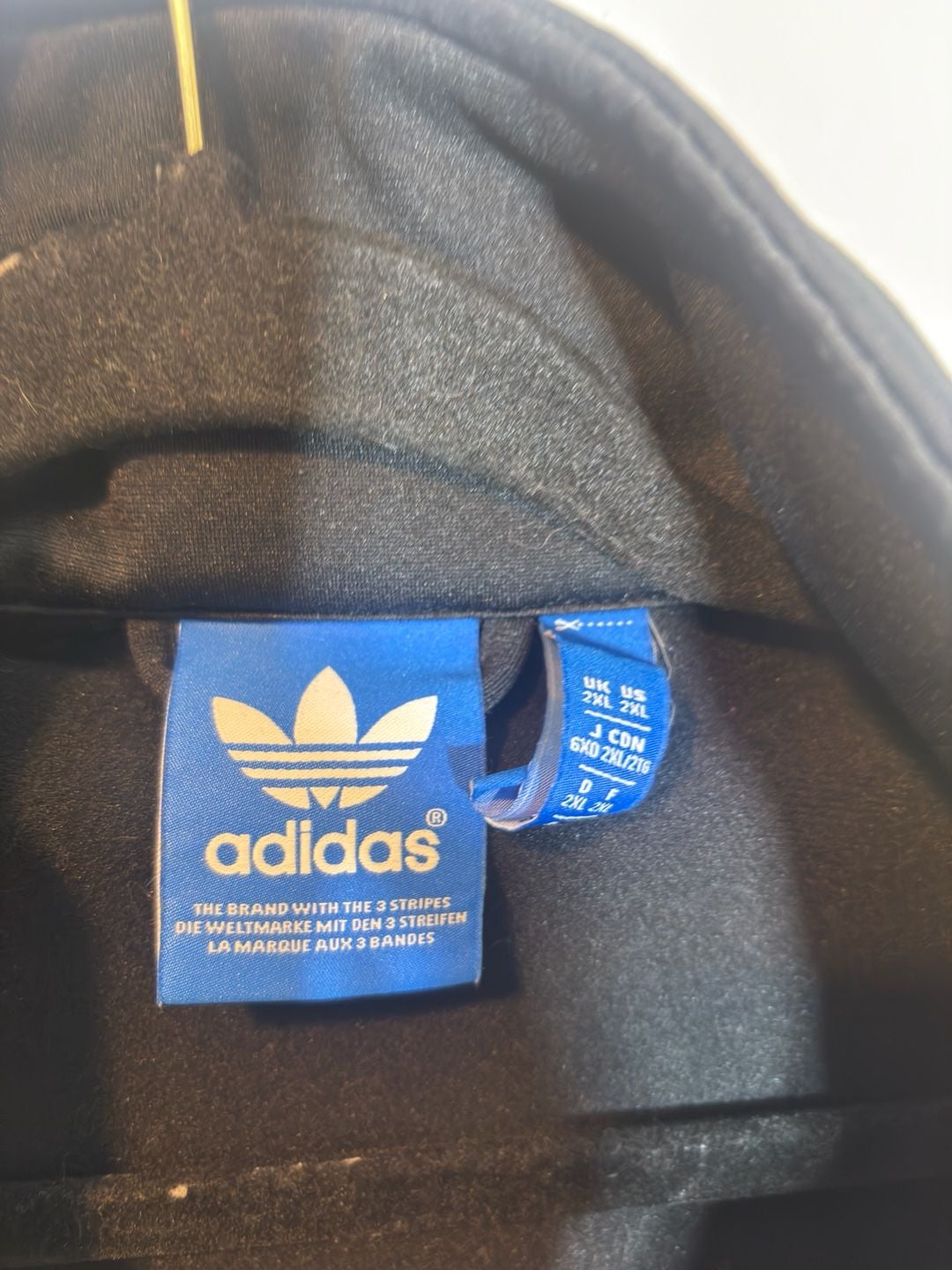 Adidas Originals Trefoil Tracksuit Set Black Grey Yellow Size 2XL 3