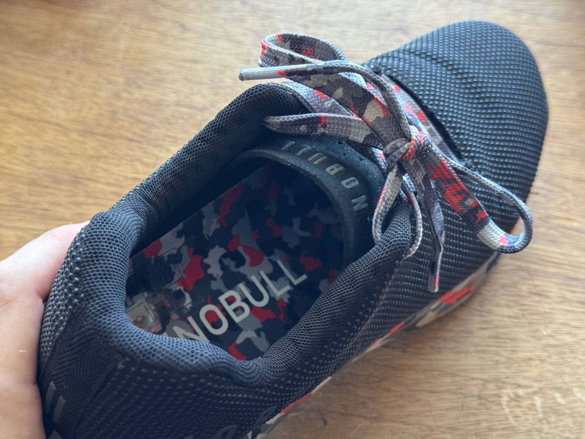 NOBULL Men's 9 / Women's 10.5 Trainer Black Camo Sole 9