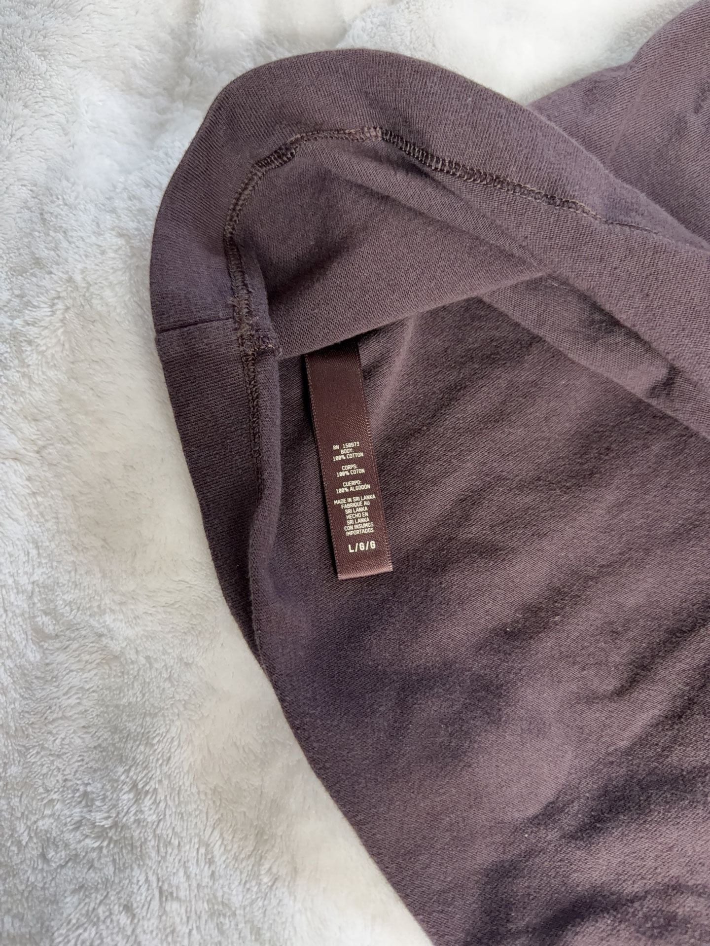 SKIMS Cotton Jersey T-Shirt Brown Size L 5