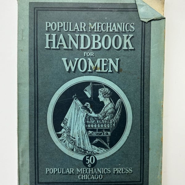 Popular Mechanics Handbook for Women Vintage Book