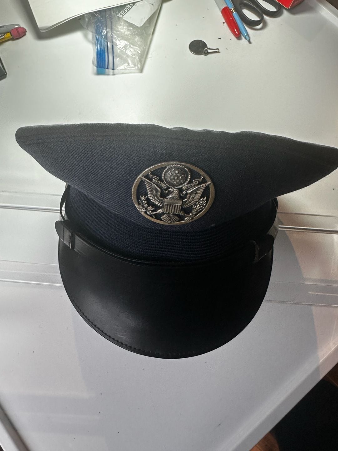 Vintage US Air Force Service Dress Uniform Service Cap 2