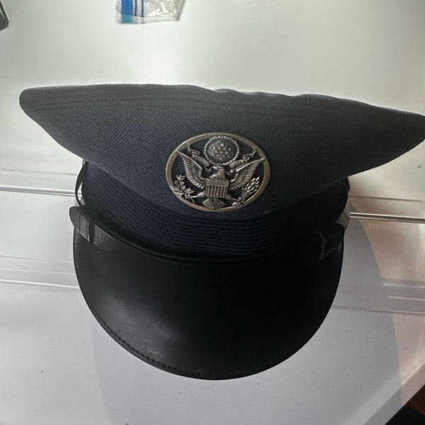 Vintage US Air Force Service Dress Uniform Service Cap