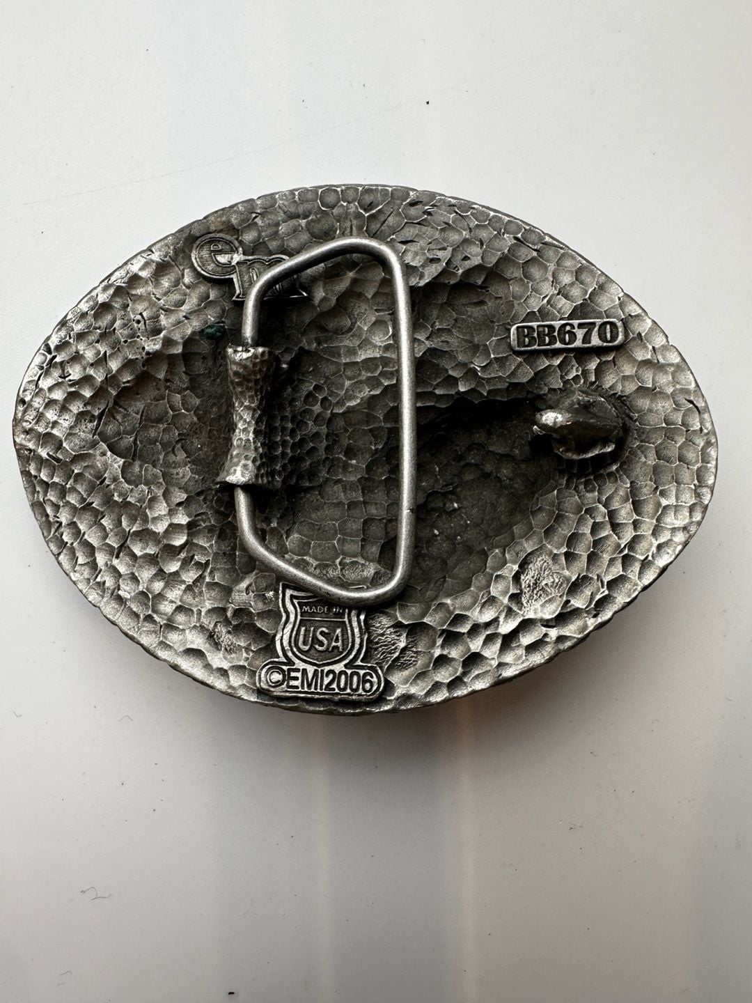 EMI 2006 BB670 Native American Indian Chief Belt Buckle 2
