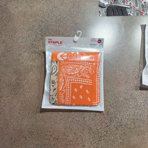Ethika The Staple Bandana Print Boxer Briefs Size Medium