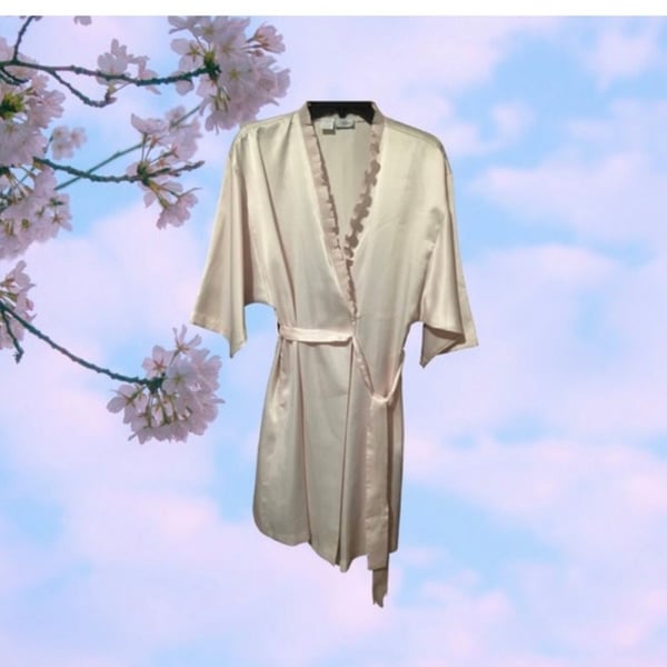 Misses Vintage 3-piece Lingerie With Kimono by Etienne; NWOT, Size L -