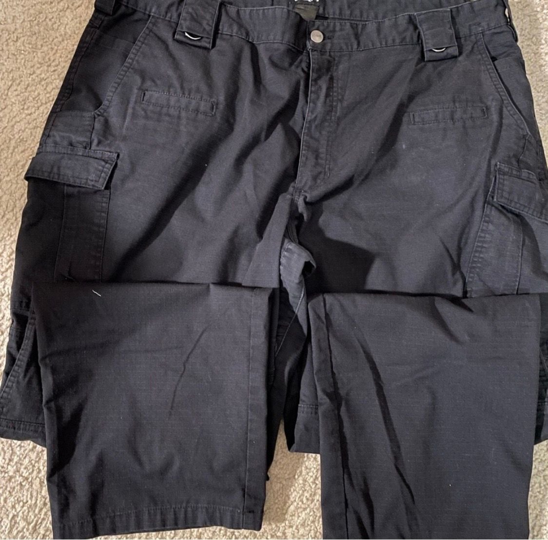 CQR Tactical Pants Series TFP513 Ripstop Cargo Pants Black 42W x 32L 1