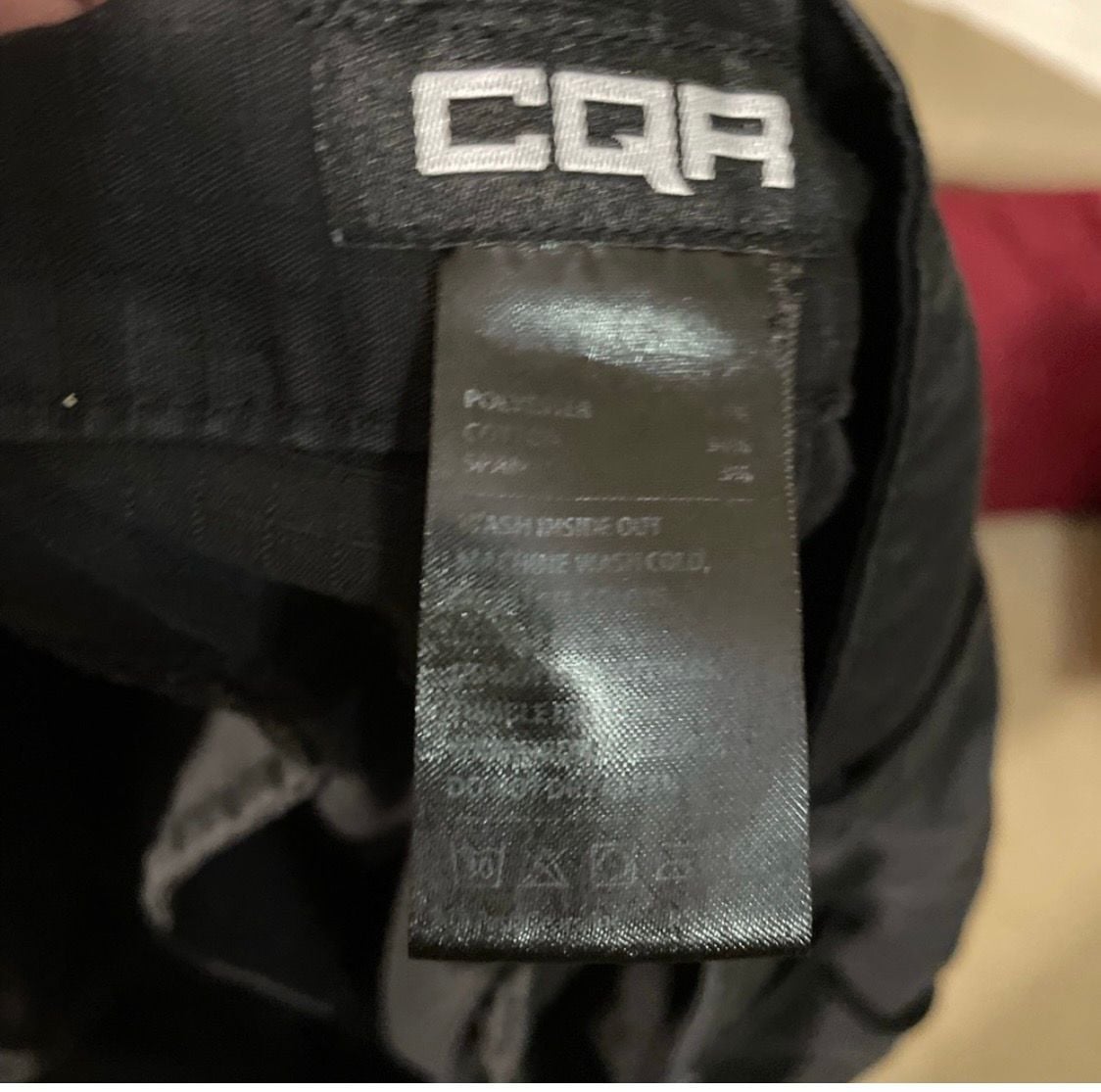 CQR Tactical Pants Series TFP513 Ripstop Cargo Pants Black 42W x 32L 3