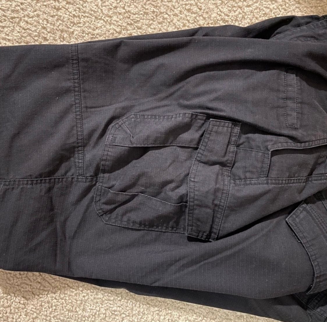 CQR Tactical Pants Series TFP513 Ripstop Cargo Pants Black 42W x 32L 4