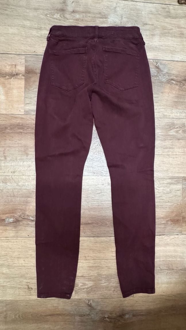 Minimalist, classic style, chic Pistola Burgundy Skinny Jeans Sz 29 3