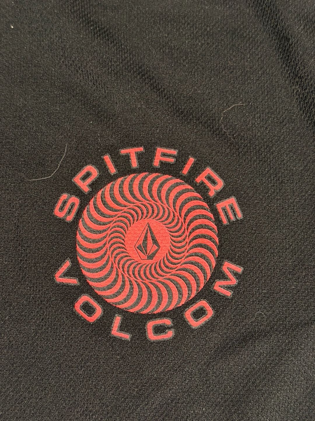 Volcom “SPITFIRE X VOLCOM J” Collectable Black Short Sleeved 00 T-Shirt - Size L 3