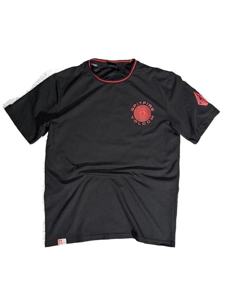Volcom “SPITFIRE X VOLCOM J” Collectable Black Short Sleeved 00 T-Shirt - Size L 2