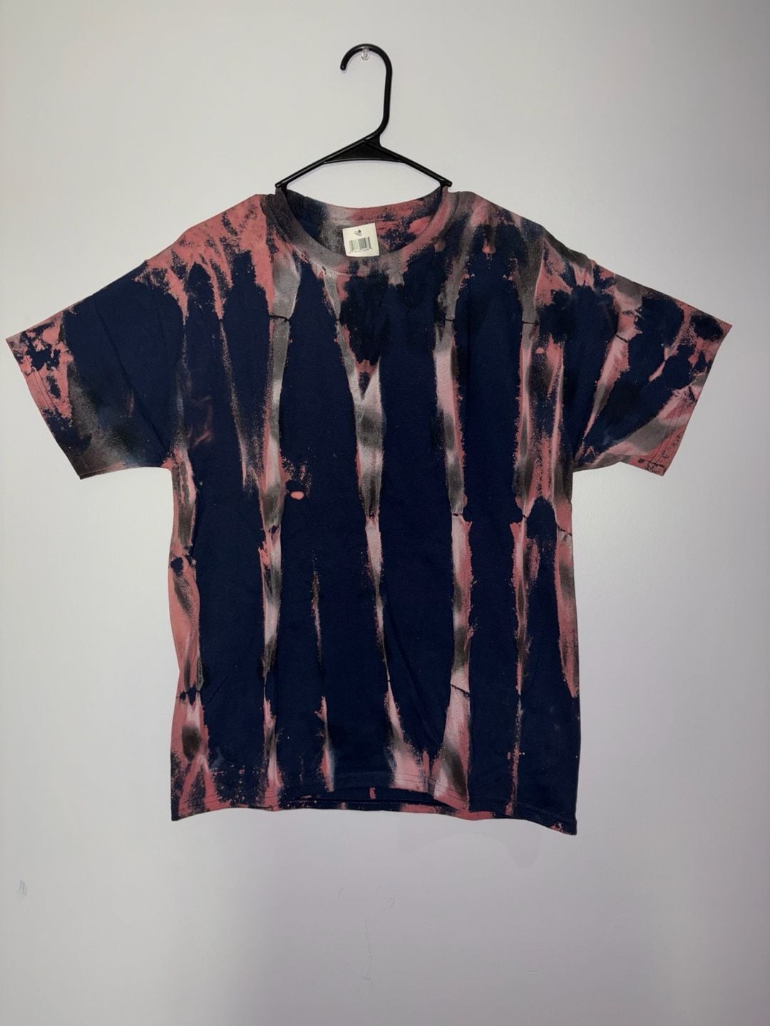 Blue & Pink Tye Dye Graphic T Shirt Size Medium 2
