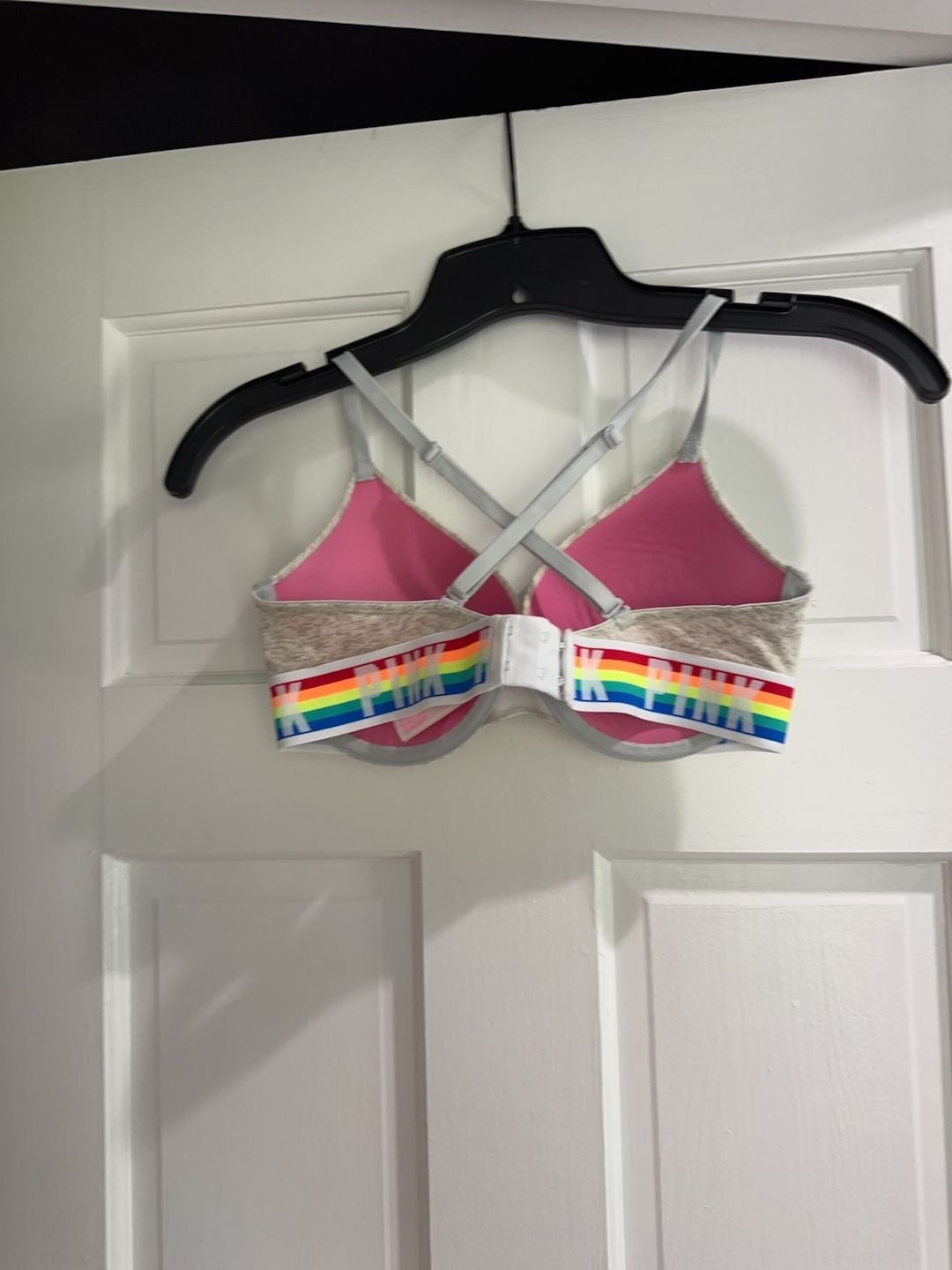 PINK Push- Up bra 32D New 2