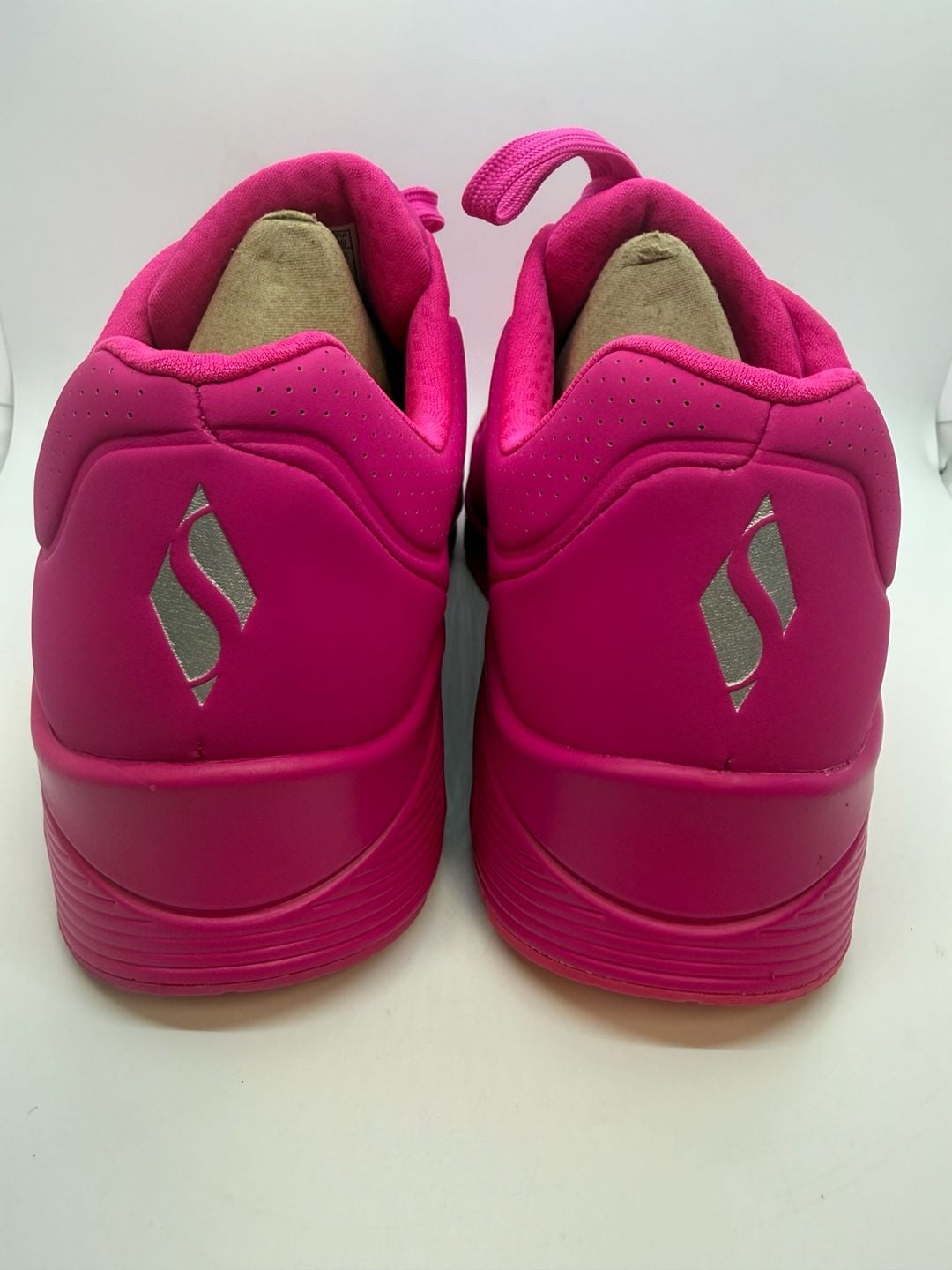 Skechers Women's Size 9 Uno Night Shades Air-Cooled Sneakers Hot Pink Wide Fit 4
