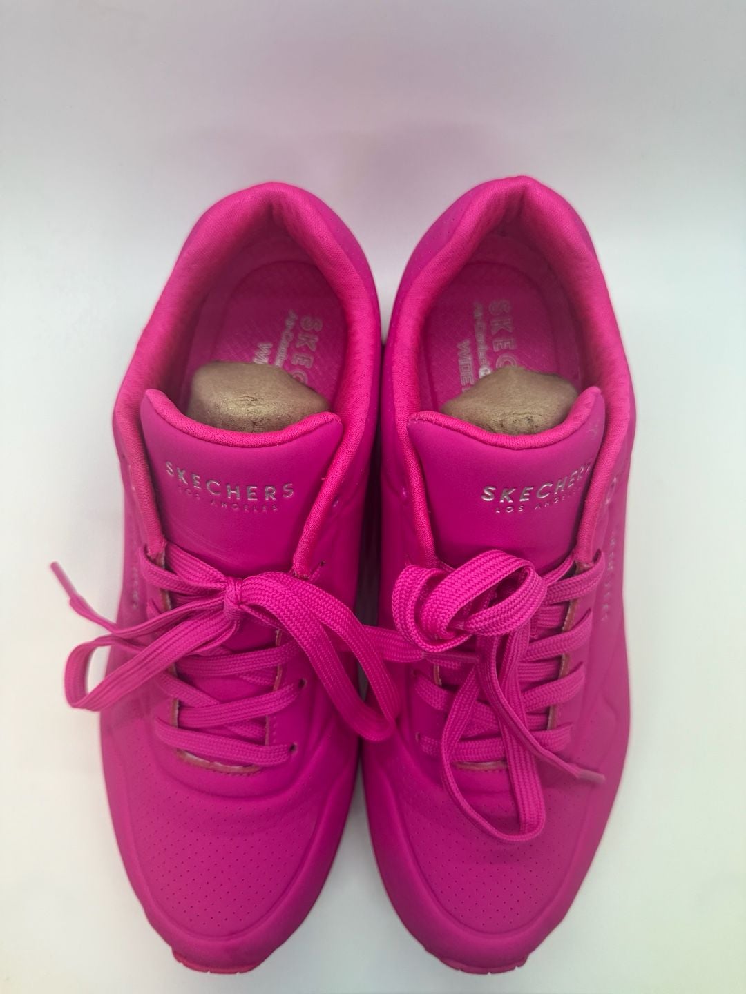 Skechers Women's Size 9 Uno Night Shades Air-Cooled Sneakers Hot Pink Wide Fit 7
