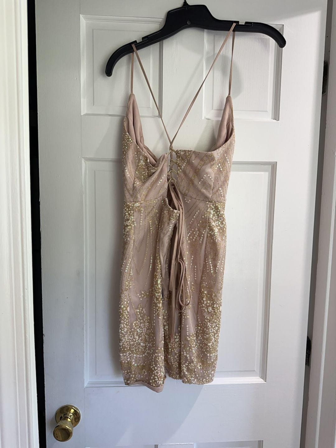Reaching Out Maxi Dress Gold 3