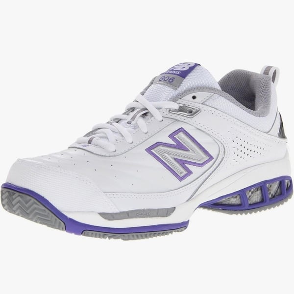 New Balance Womens Size 10 Wide 806 V1 Tennis Shoes White/Purple