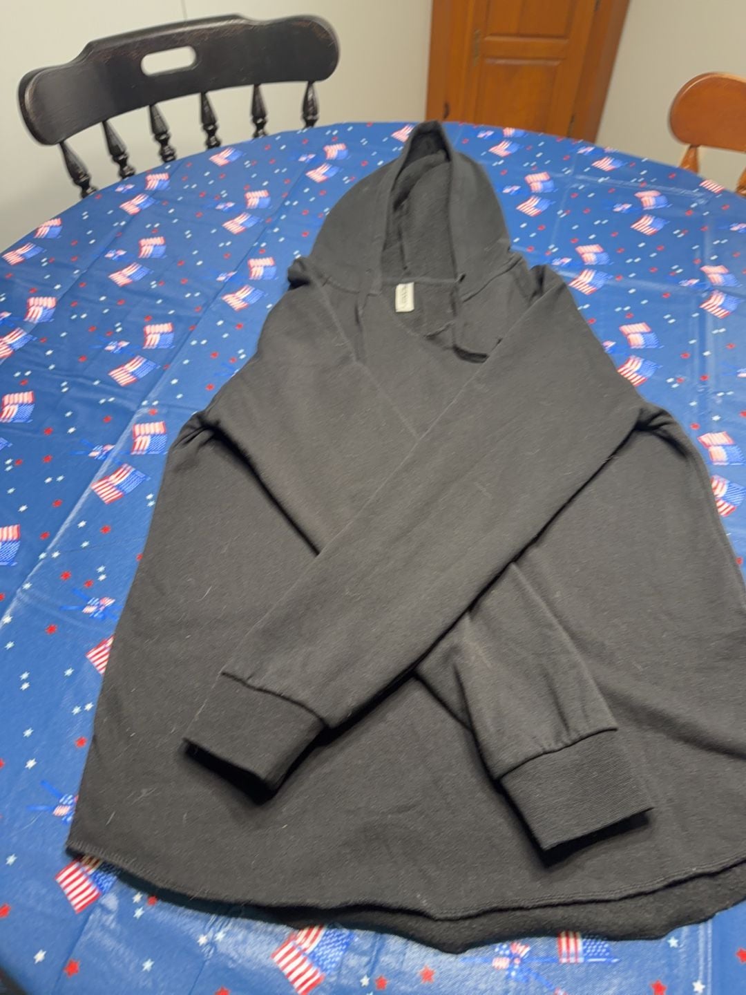Oversized Raw-Hem Pullover Hoodie 4