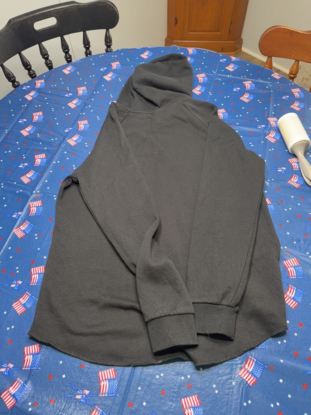Oversized Raw-Hem Pullover Hoodie 5