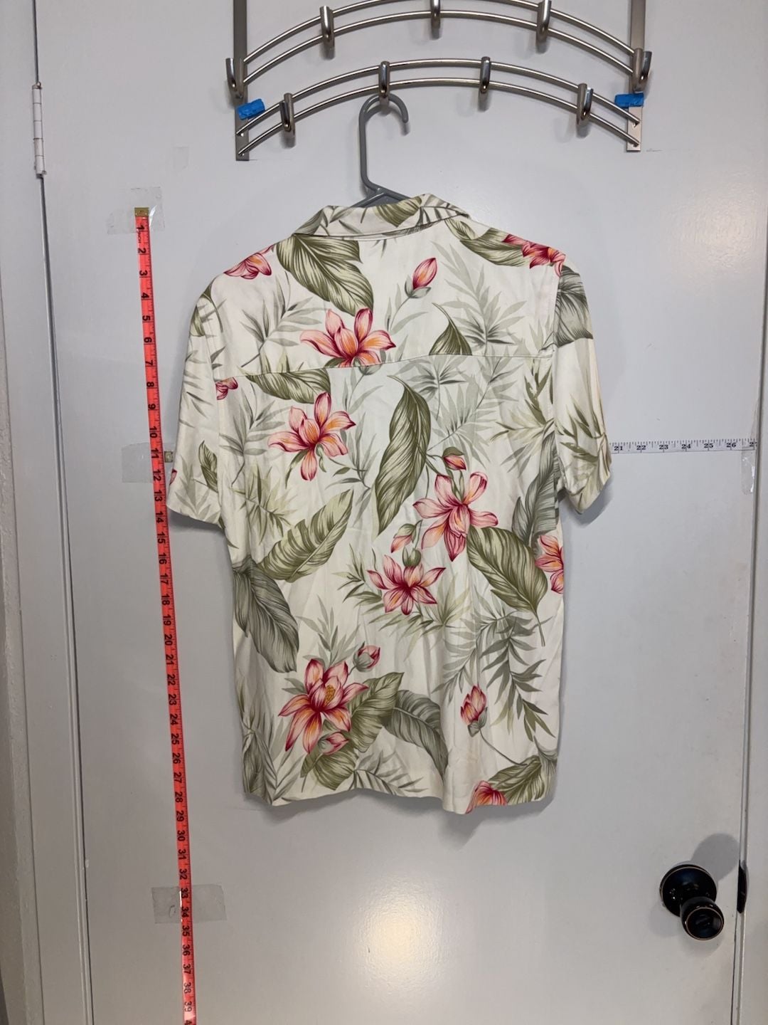 P1: Waterman Tropical Dream Shirt - Sterling Blue pink flowers 4