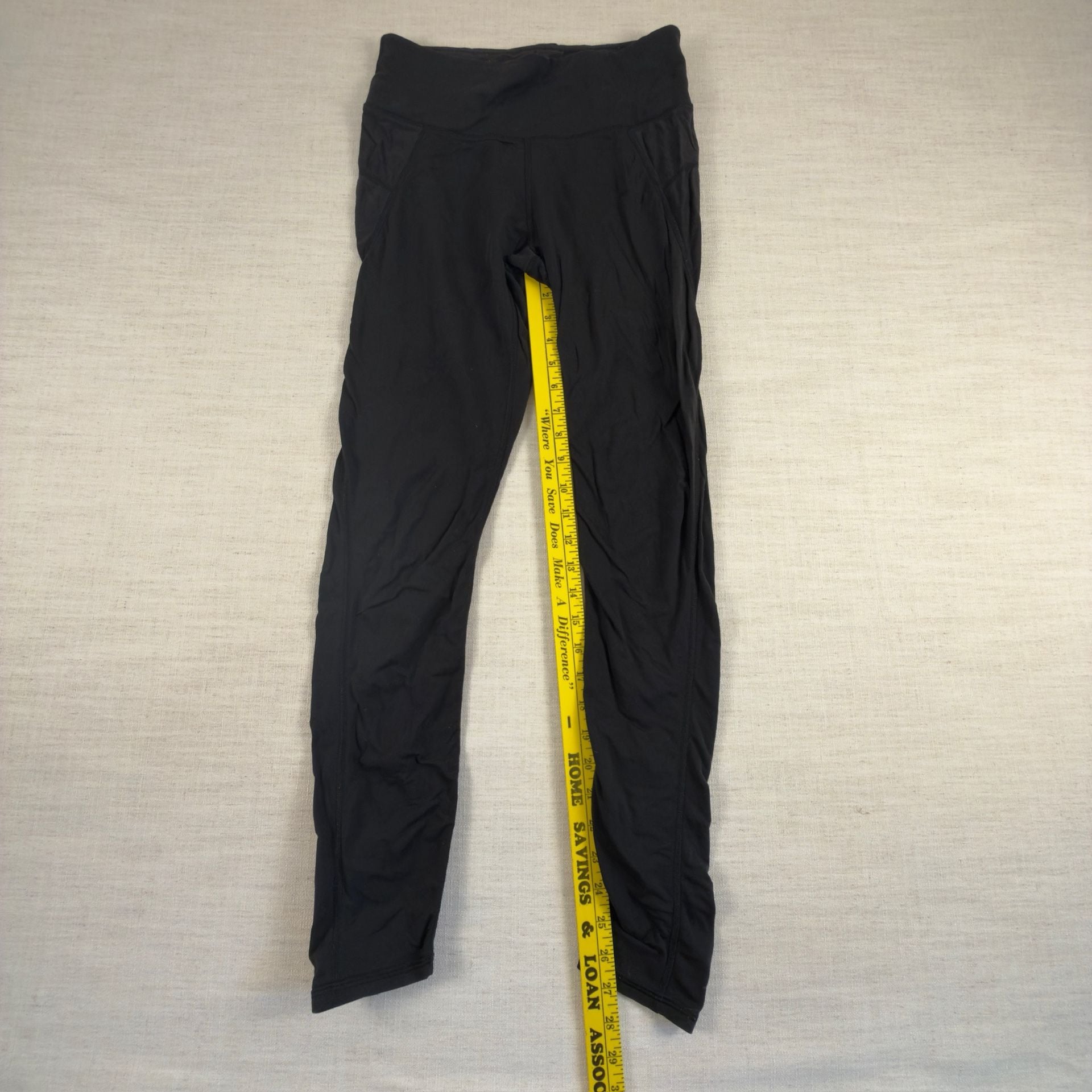 Lululemon Women's Essential Rhythm Pant Black Size 2 Breathable Stretch 3