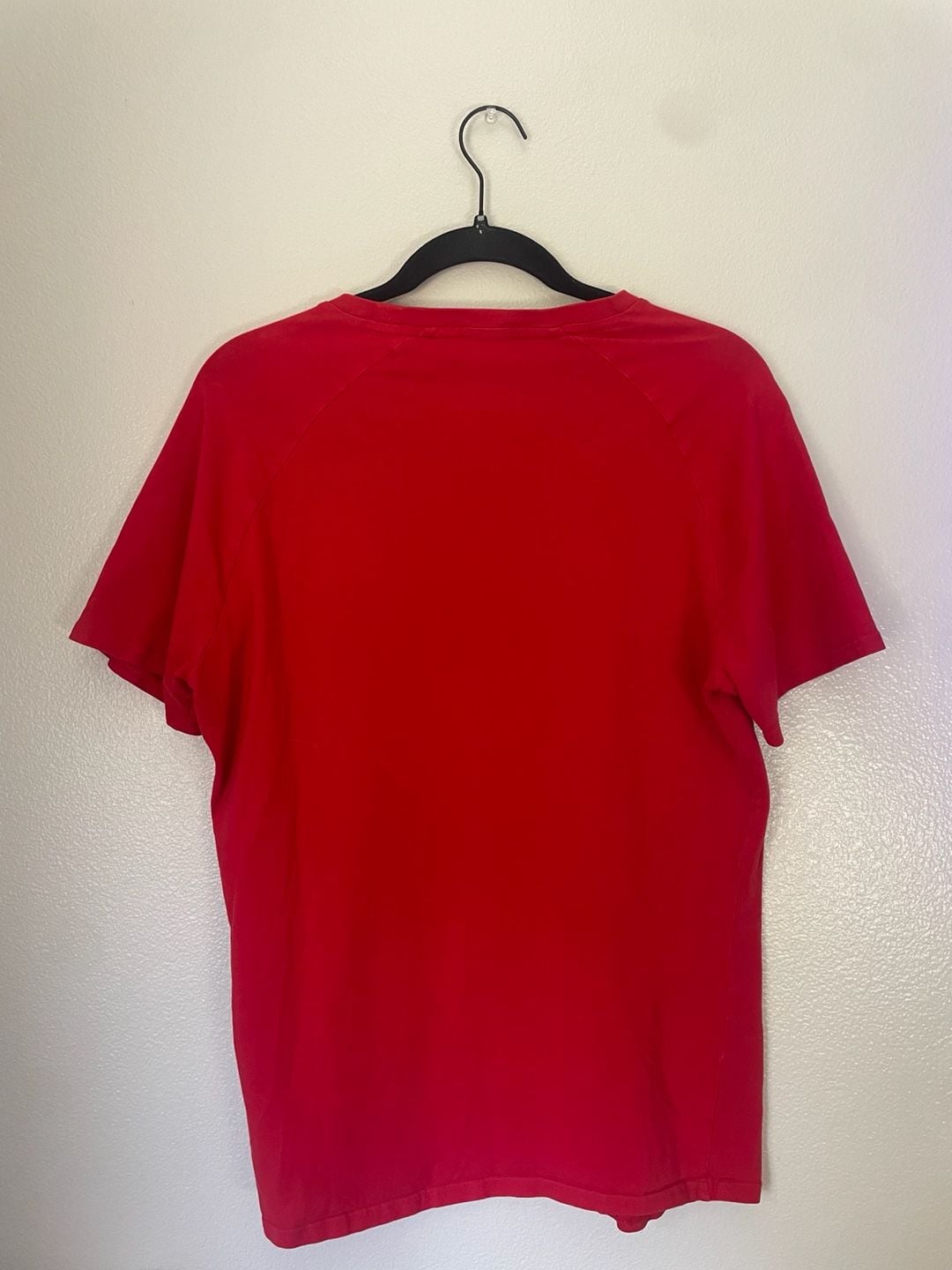 Gymshark Men's Size XL Red Cotton Athletic Graphic Logo T-Shirt - Spellout 3