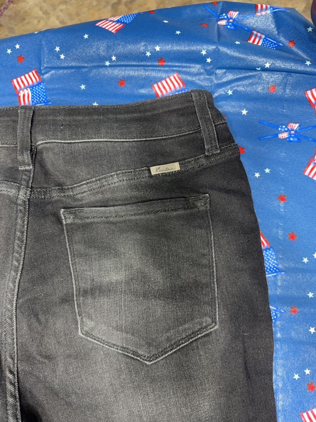 KanCan Exclusively for  Black Frayed Hem Flare Jeans  8