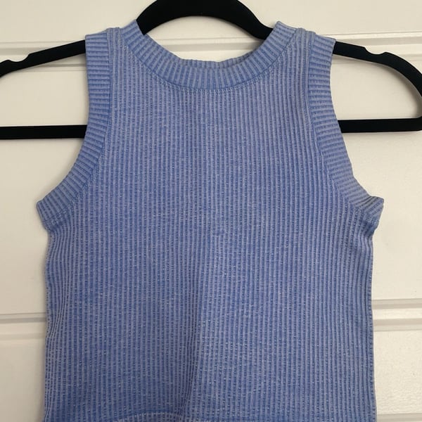 TOMMY BAHAMA - Blue Pima Cotton Blend Sleeveless Sweater or Vest size Medium