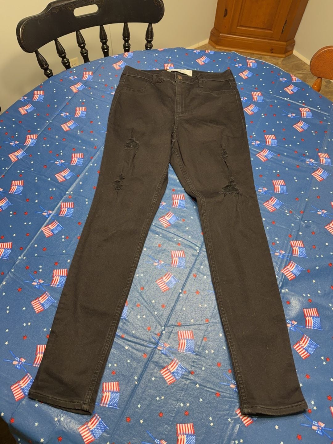 NEW Missguided Jeans Womens 10R 34x29 Riot High Rise Mom Acid Wash Busted Knee 2
