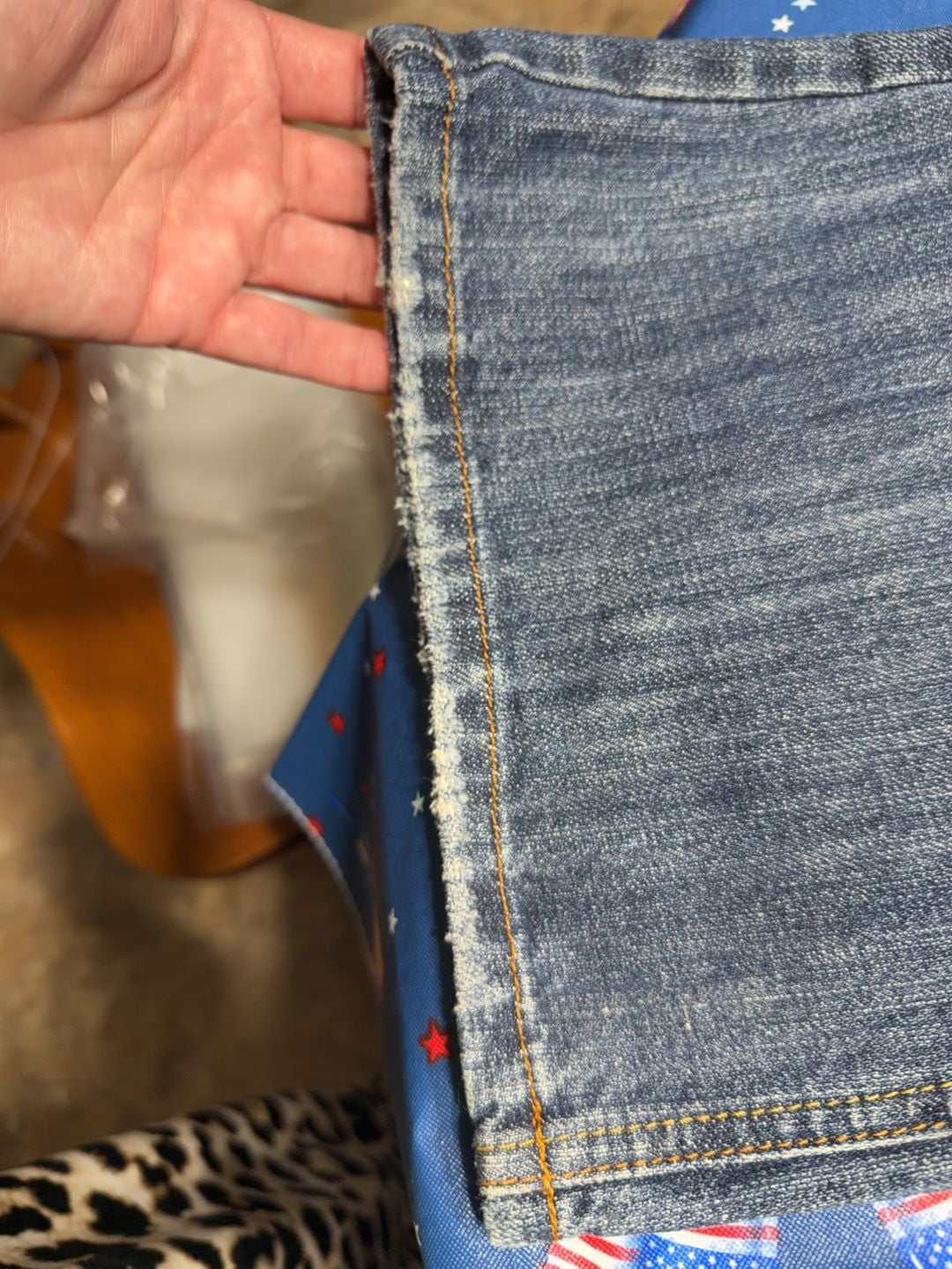 Smarque Distressed Bootcut Jeans 6