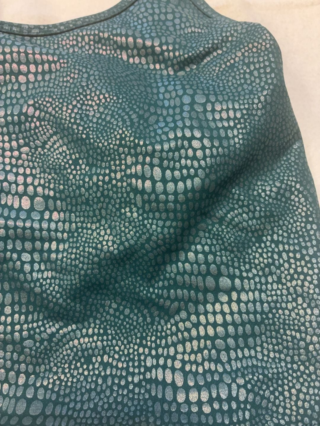 Calvin Klein Performance Teal Snake Print Sports Bra Size M 2