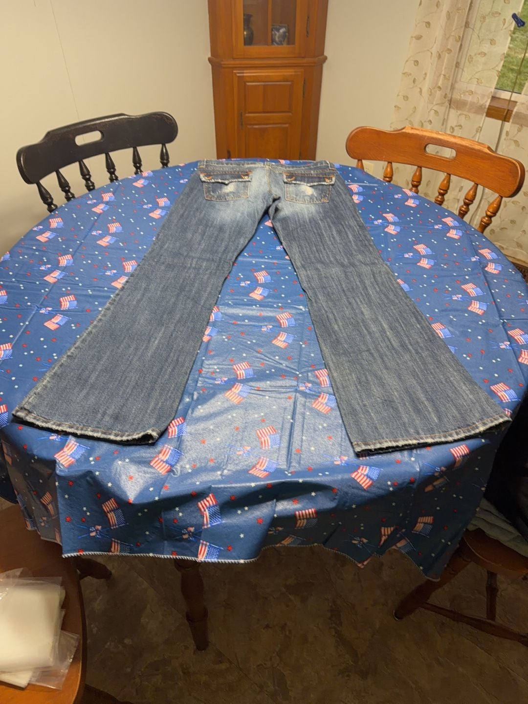 Smarque Distressed Bootcut Jeans 9