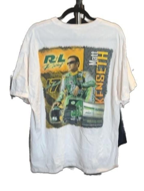 NASCAR × Vintage Vintage Matt Kenseth Yellow Y2K NASCAR DeWALT Racing Tee 3