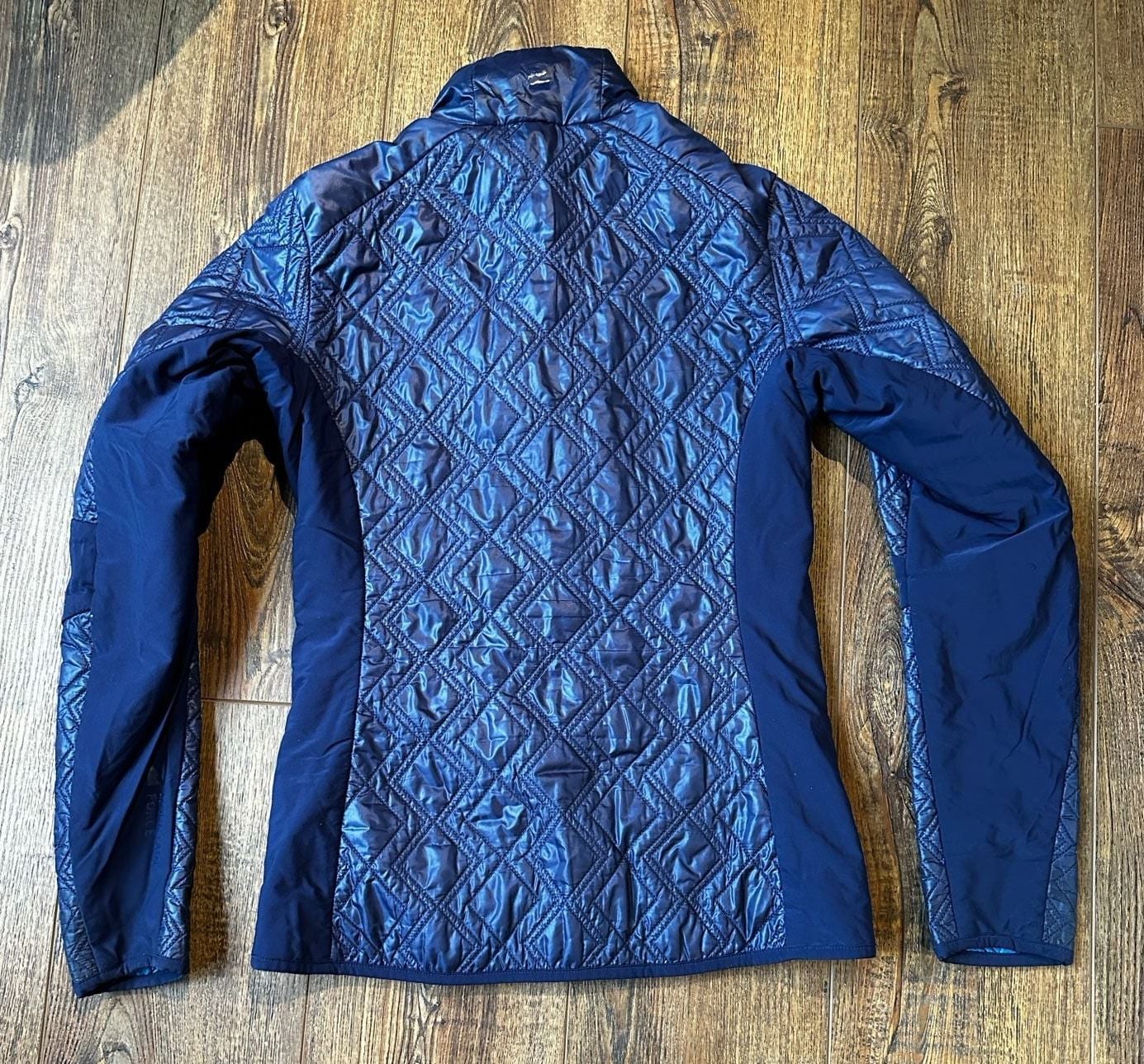 Mountain Force Quilted Insulated Jacket Navy Blue Size 34/XS 4