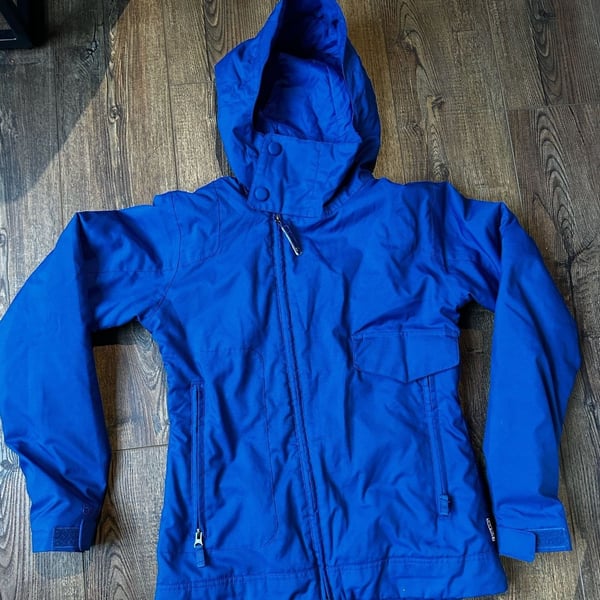 Burton Dryride Women's Snowboard Ski Jacket Blue Size S