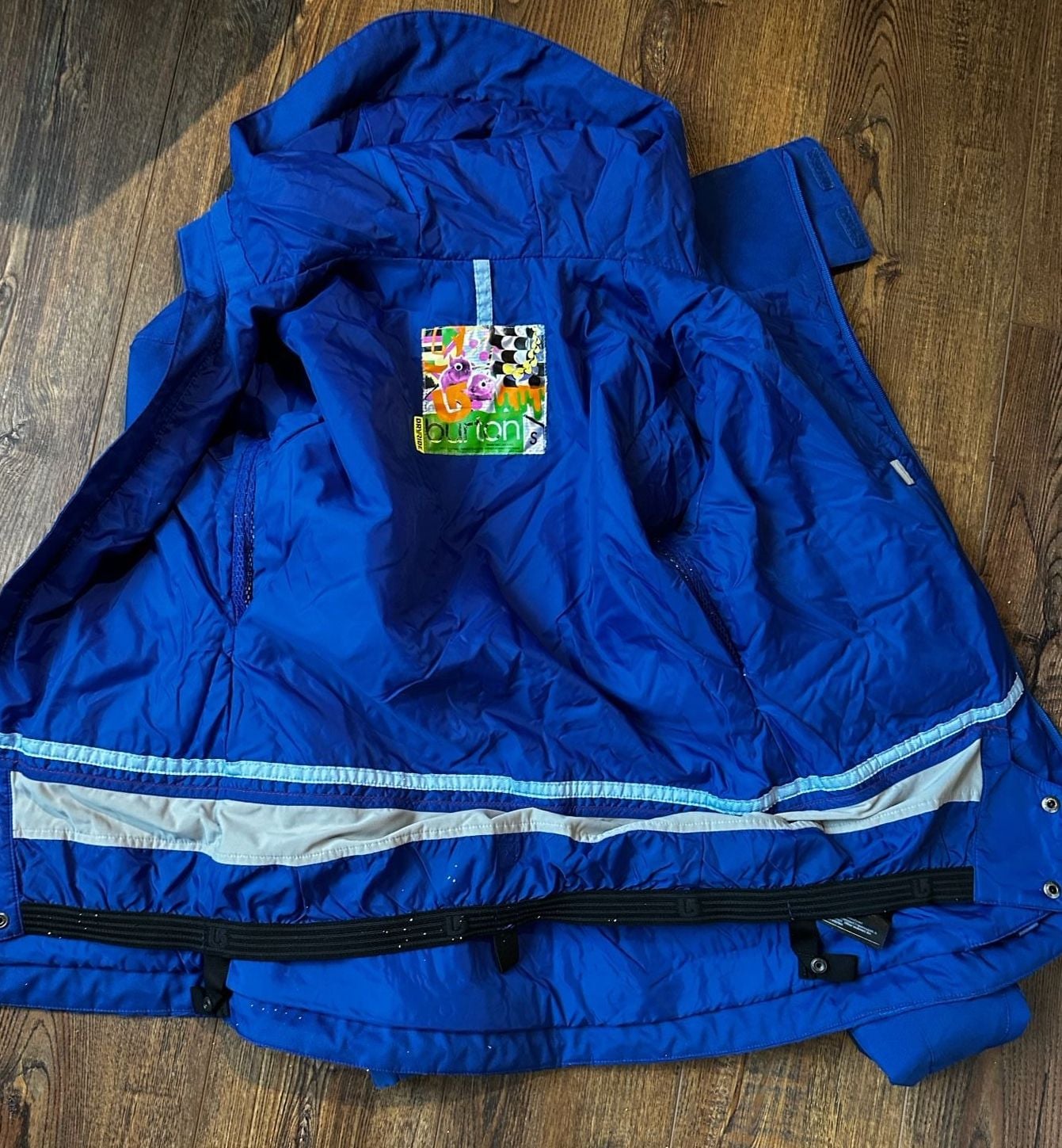 Burton Dryride Women's Snowboard Ski Jacket Blue Size S 5