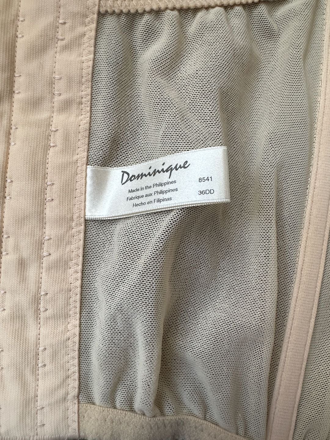 Dominique 8541 Strapless Backless Bustier Corset Beige 36DD 2