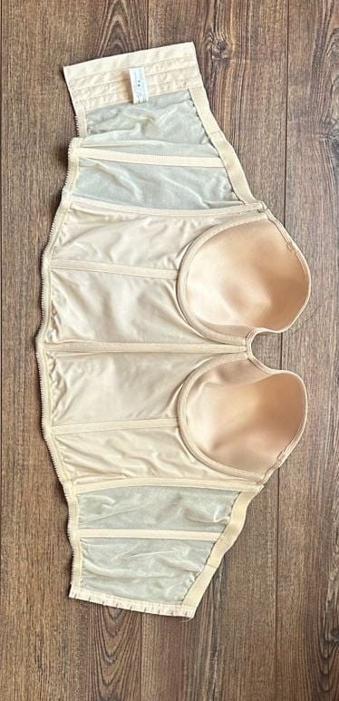 Dominique 8541 Strapless Backless Bustier Corset Beige 36DD 3