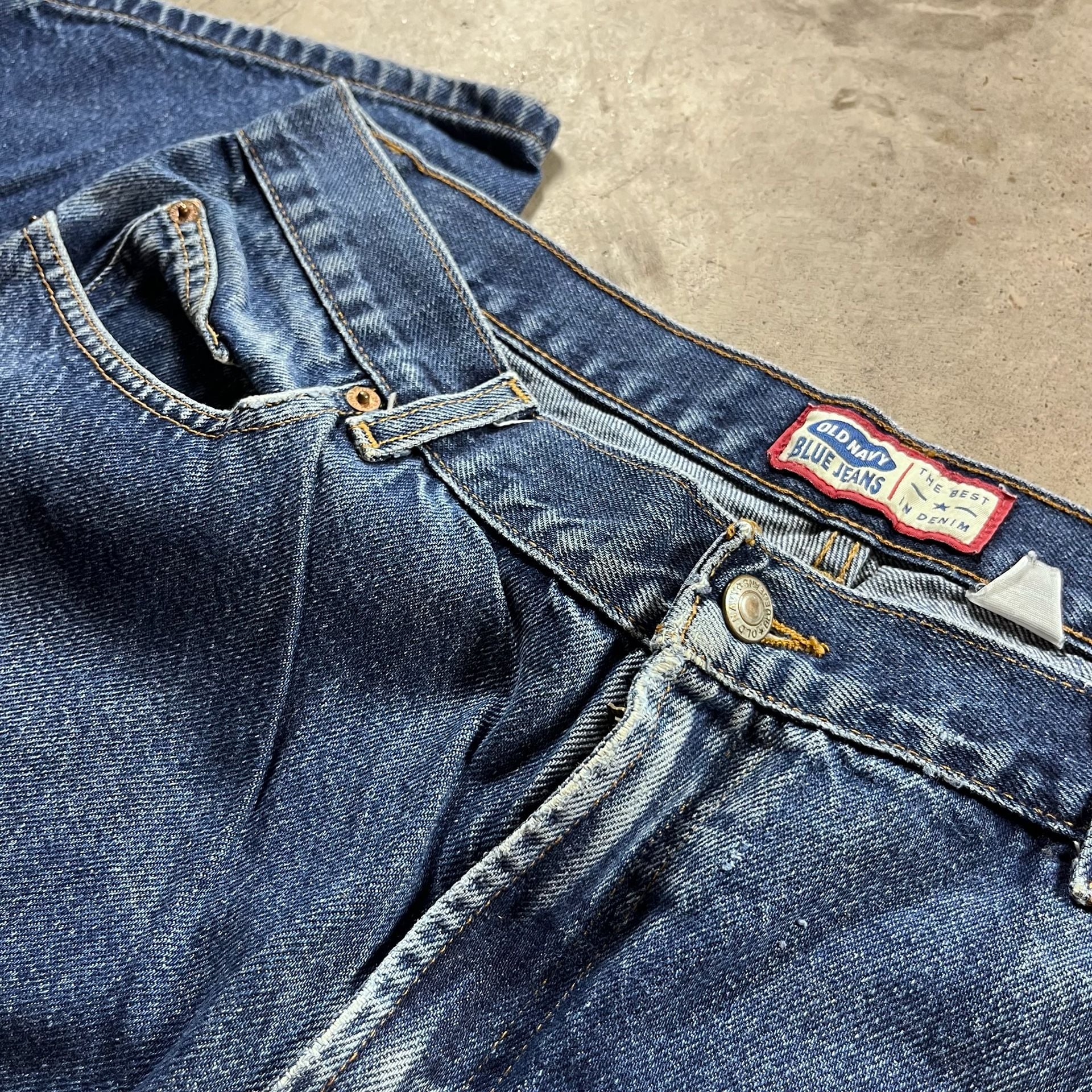 Vintage Old Navy Blue Jeans Classic Fit Denim Pants 5