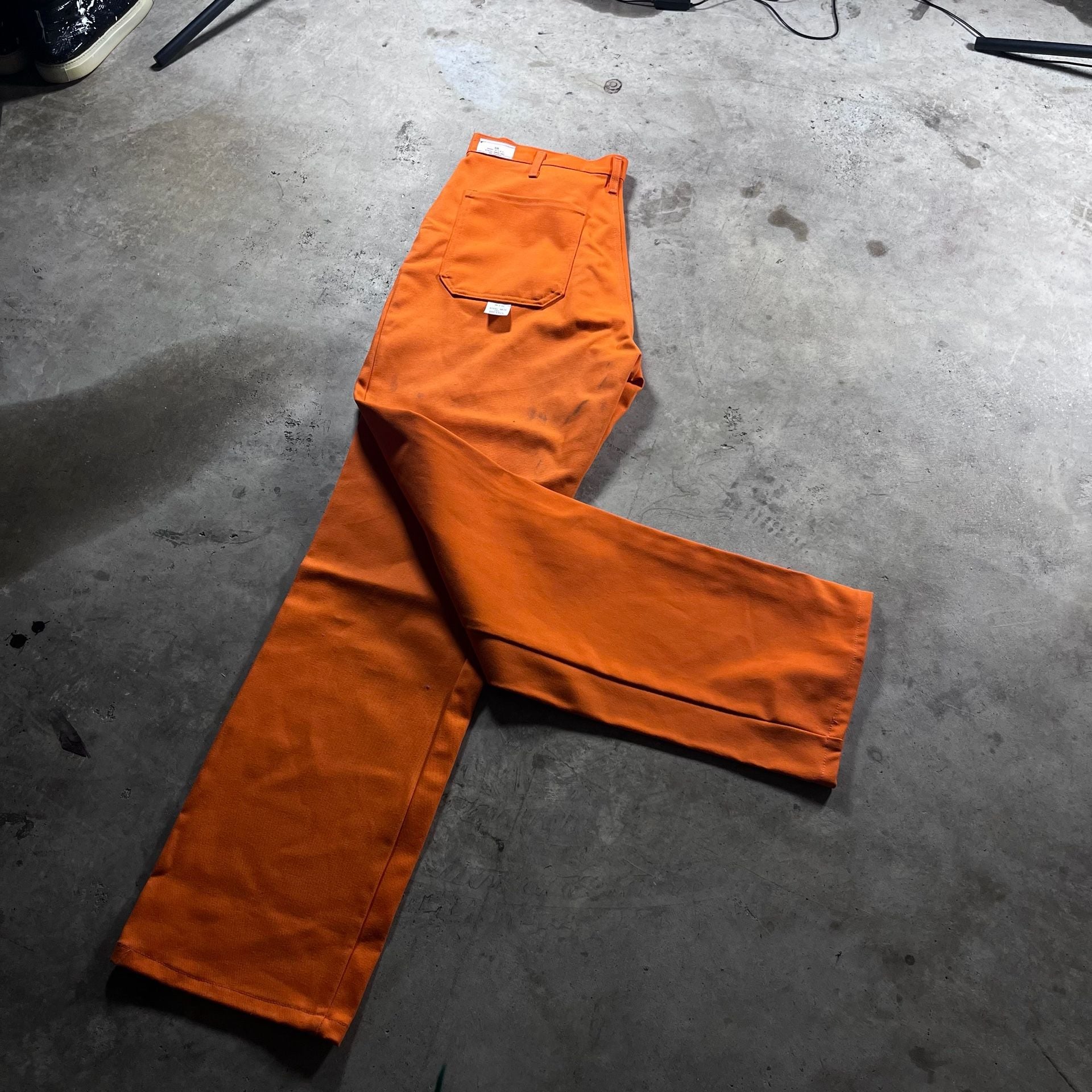 Steel Grip Inc. Vintage Orange Work Pants Size 38x34 5