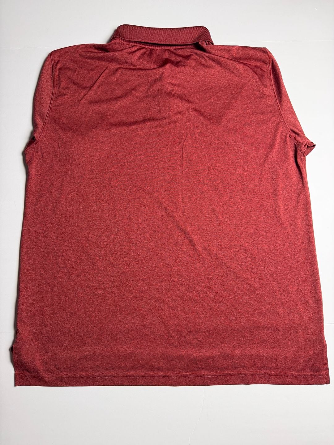 Pro Player Men's Performance Polo Shirt Red Heather Size Large 3