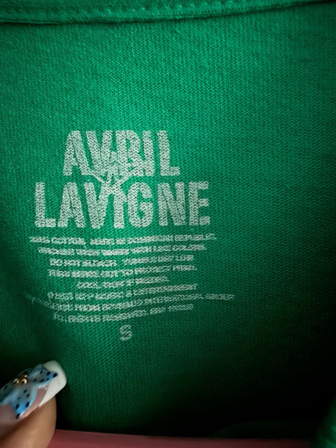 Avril Lavigne Greatest Hitstour Sk8er Boi Graphic T-Shirt Size S 3