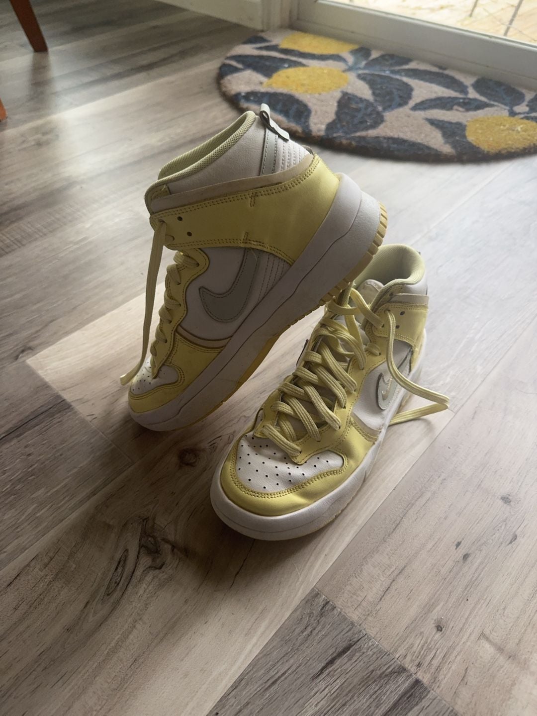 Nike Dunk High Up Lemon Twist Women's Size 8 2