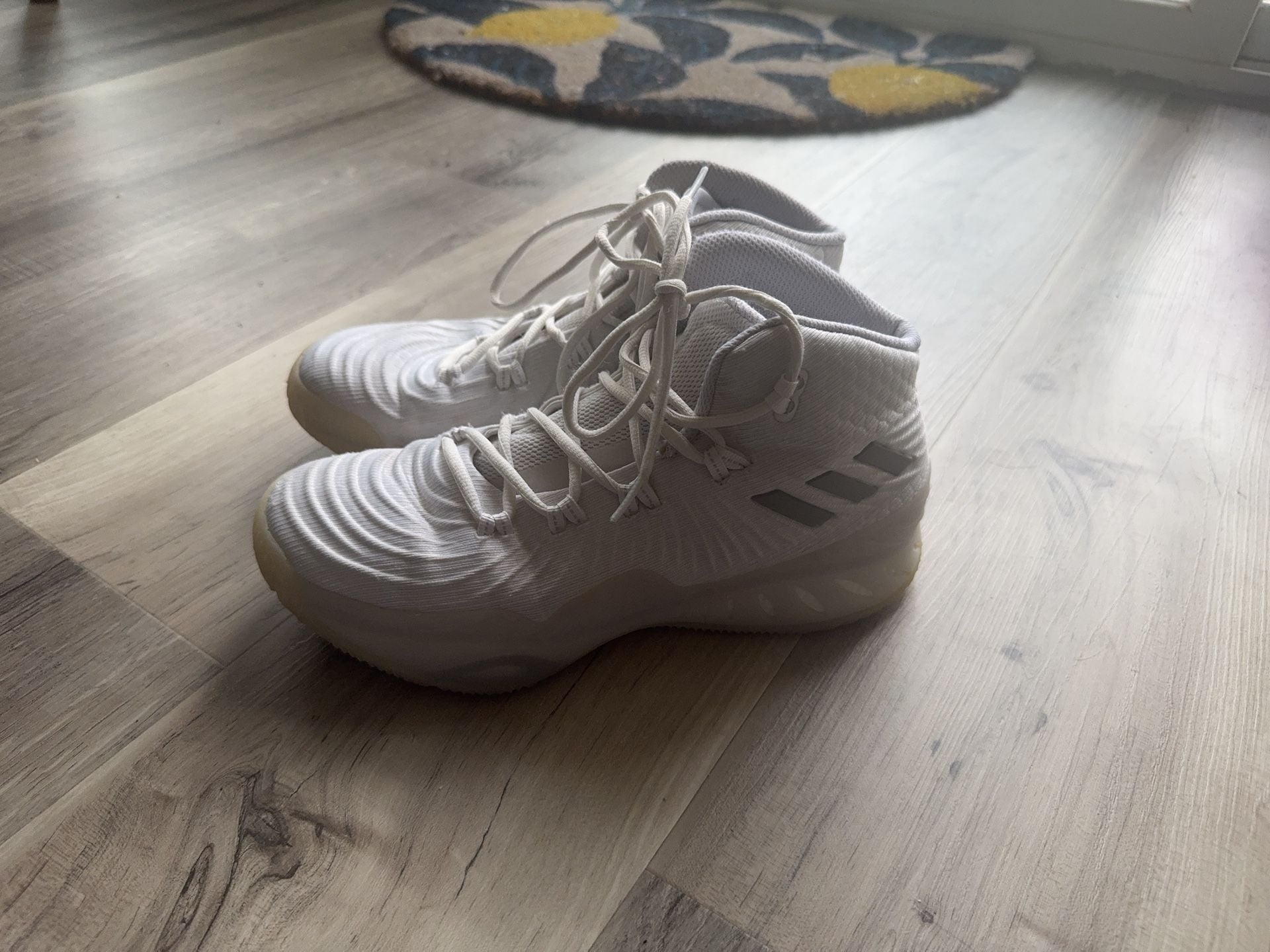 Adidas Crazy Explosive 2017 Basketball Shoes White Size 7 3