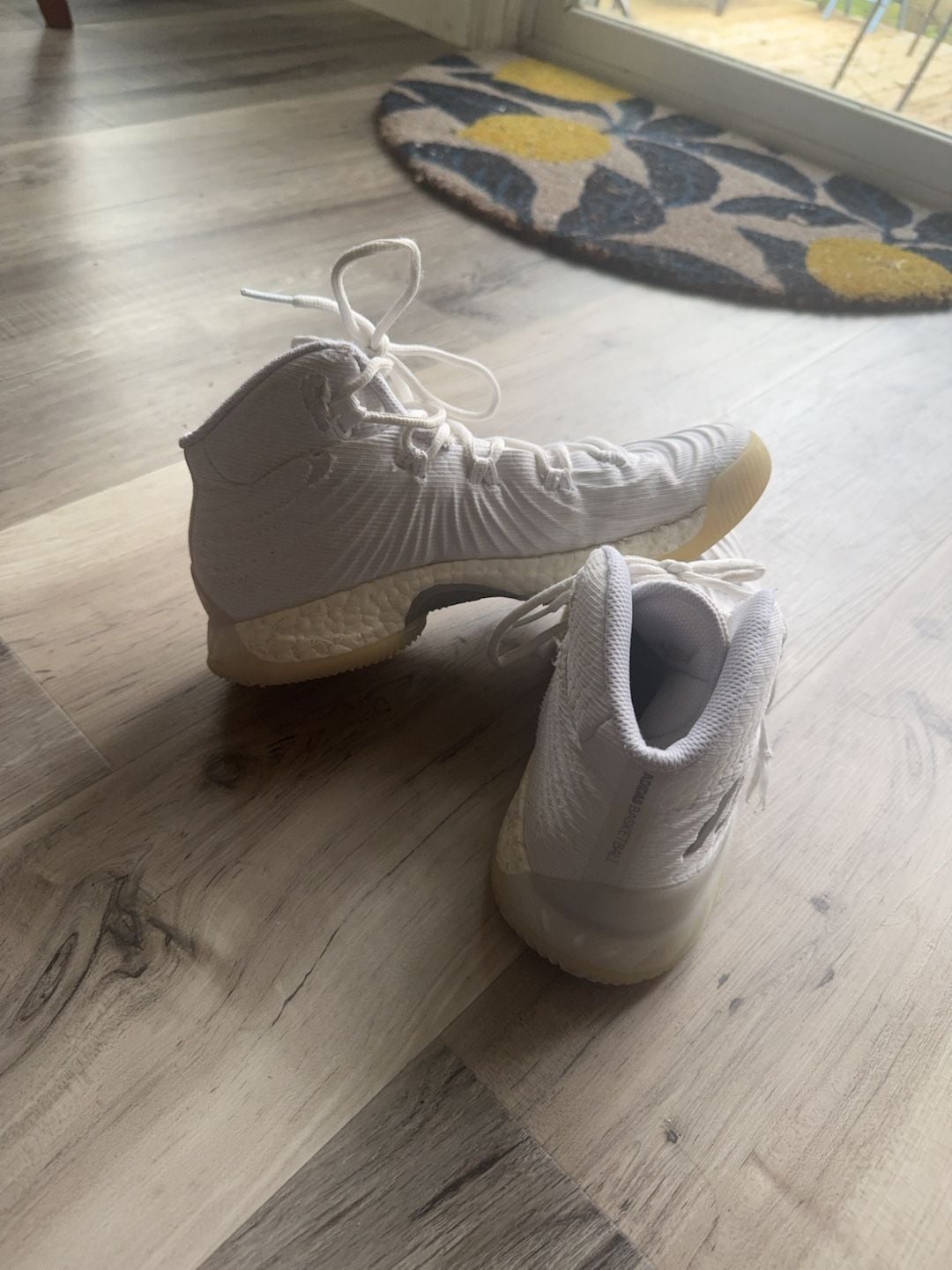 Adidas Crazy Explosive 2017 Basketball Shoes White Size 7 5