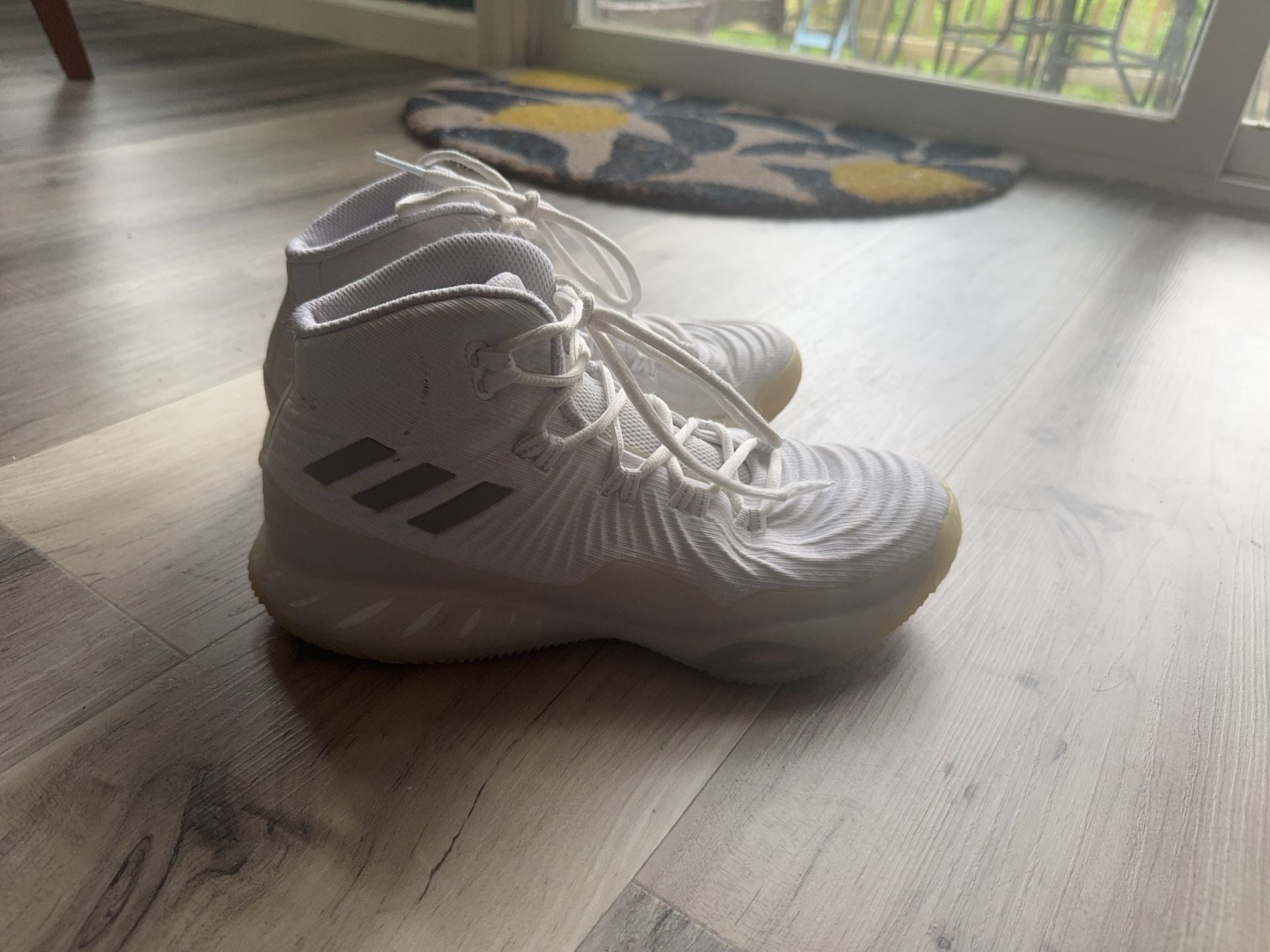 Adidas Crazy Explosive 2017 Basketball Shoes White Size 7 7