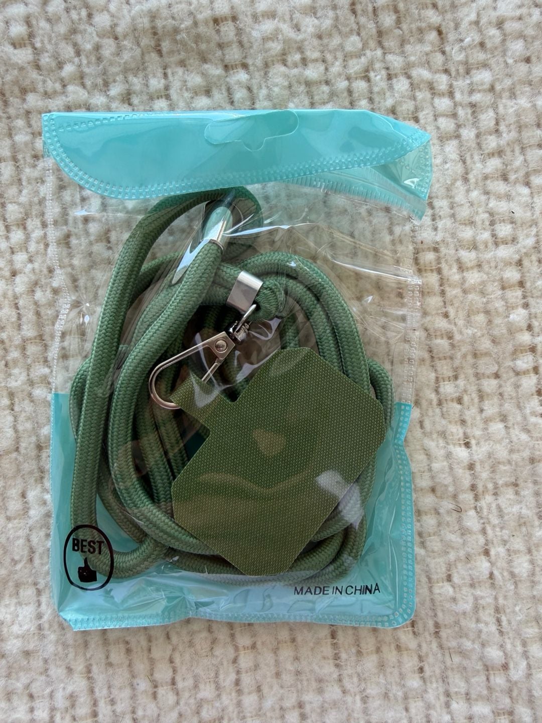 Universal Smartphone Crossbody Lanyard Strap - Green 1